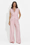 Compleu dama vesta + pantaloni roz Felania Bogas