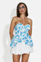 Corset dama casual bleu Pamorca Bogas