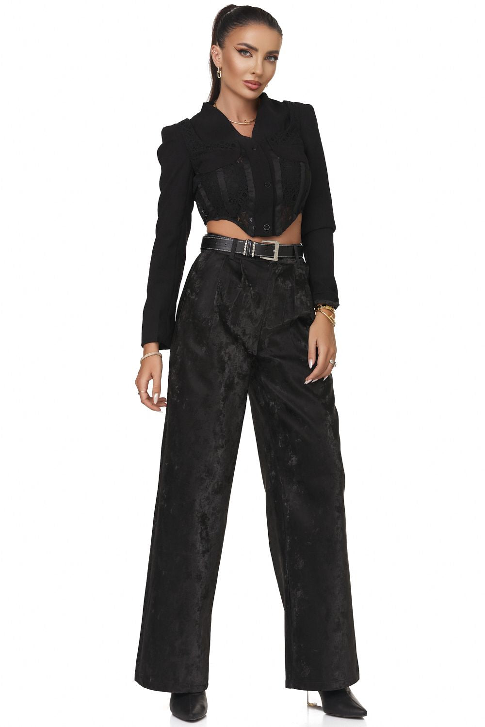 Ladies elegant black corset Denime Bogas
