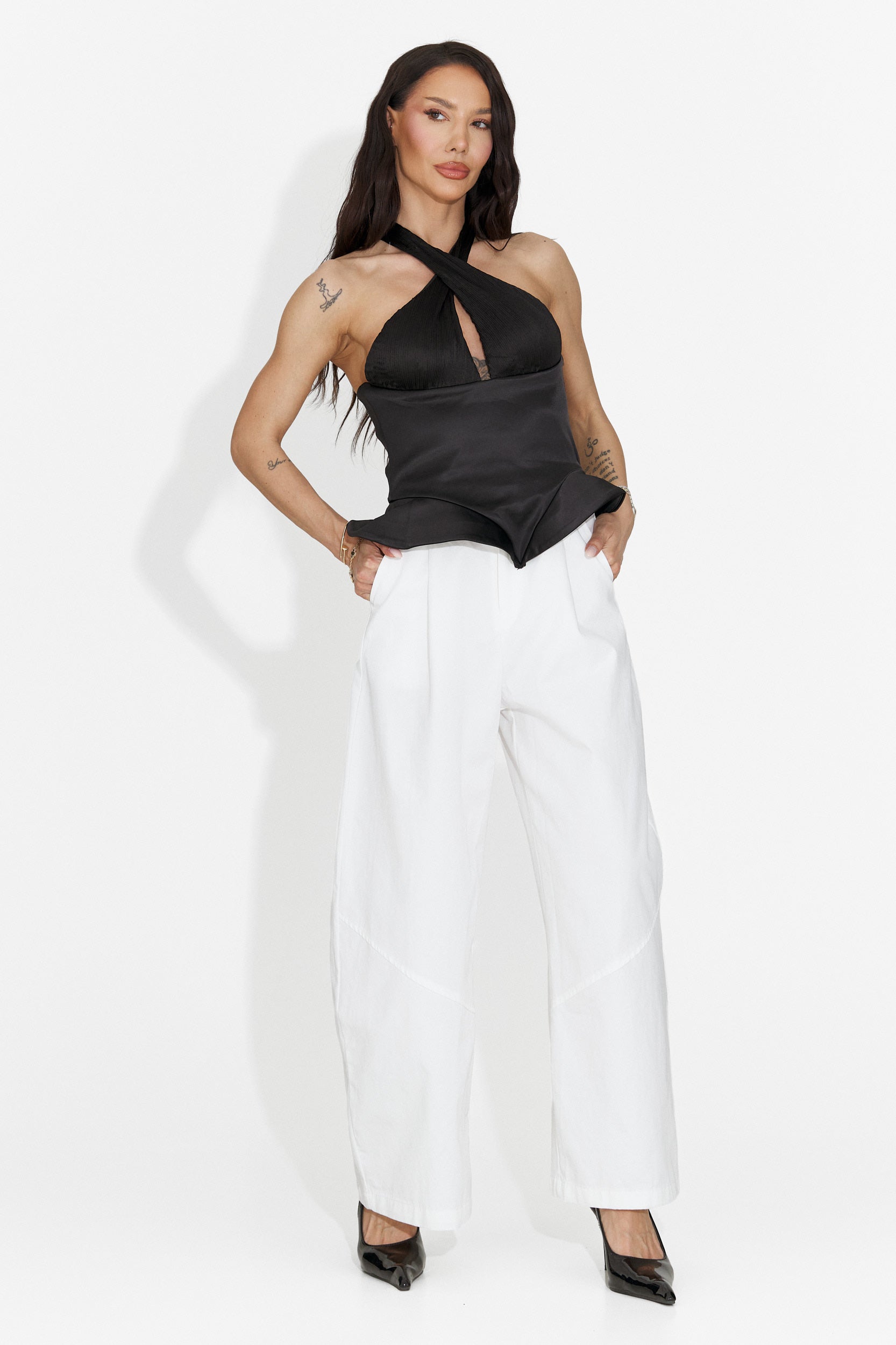 Corset dama elegant negru Gentalia Bogas