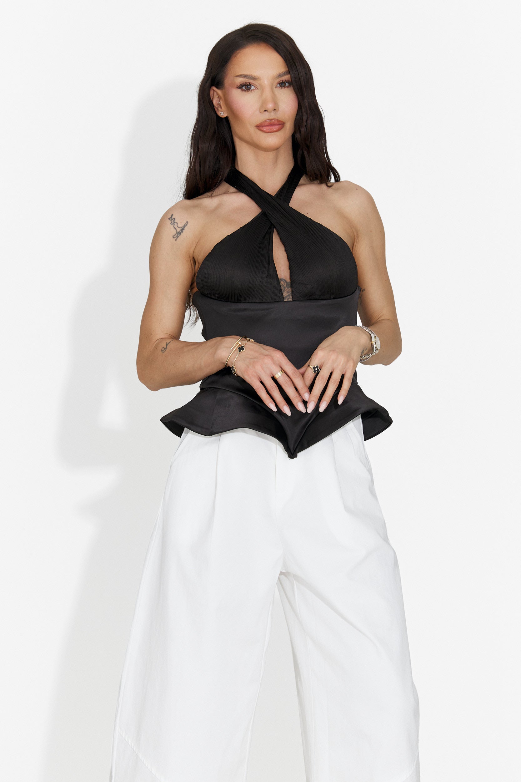Corset dama elegant negru Gentalia Bogas