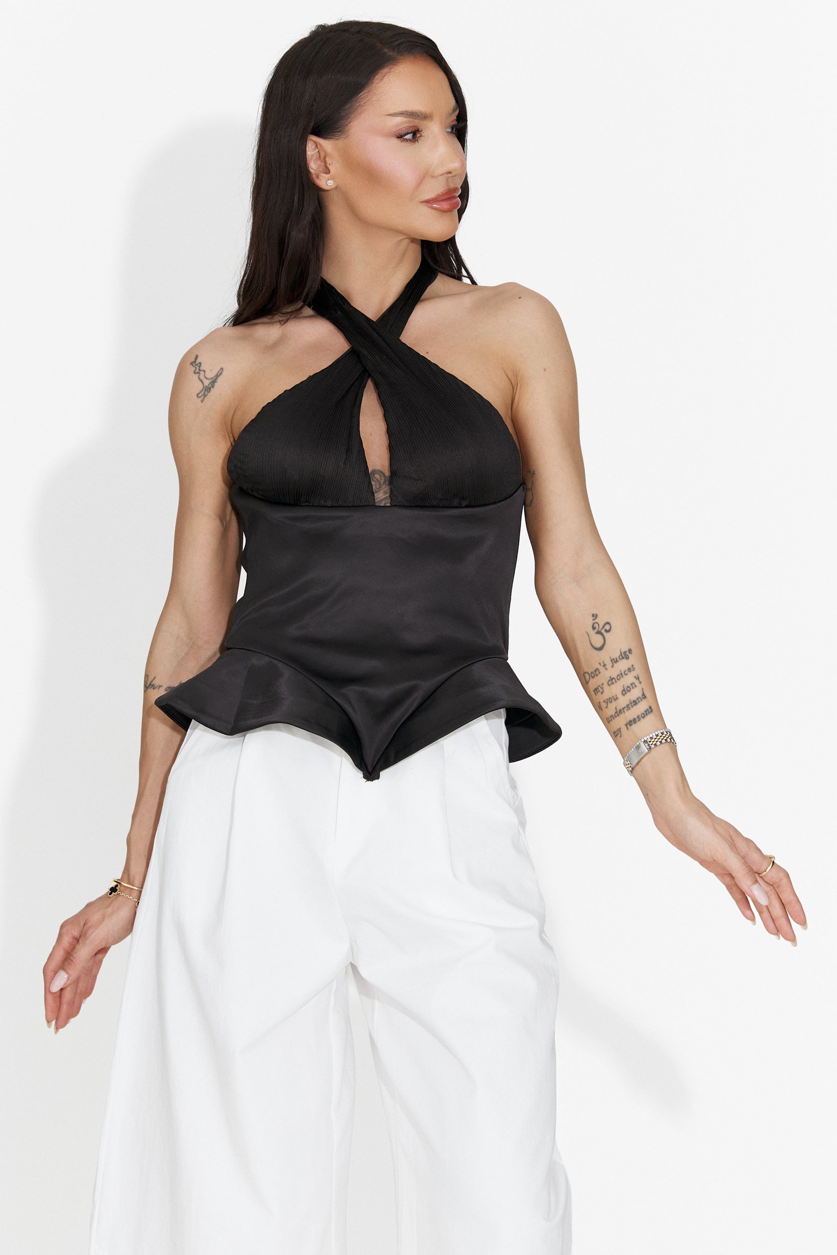 Corset dama elegant negru Gentalia Bogas