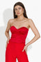 Elegant Red Bakea Bogas Women's Corset