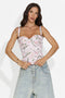Corset dama elegant roz Flamy bogas