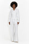 Costum cu pantaloni elegant alb Jayne Bogas