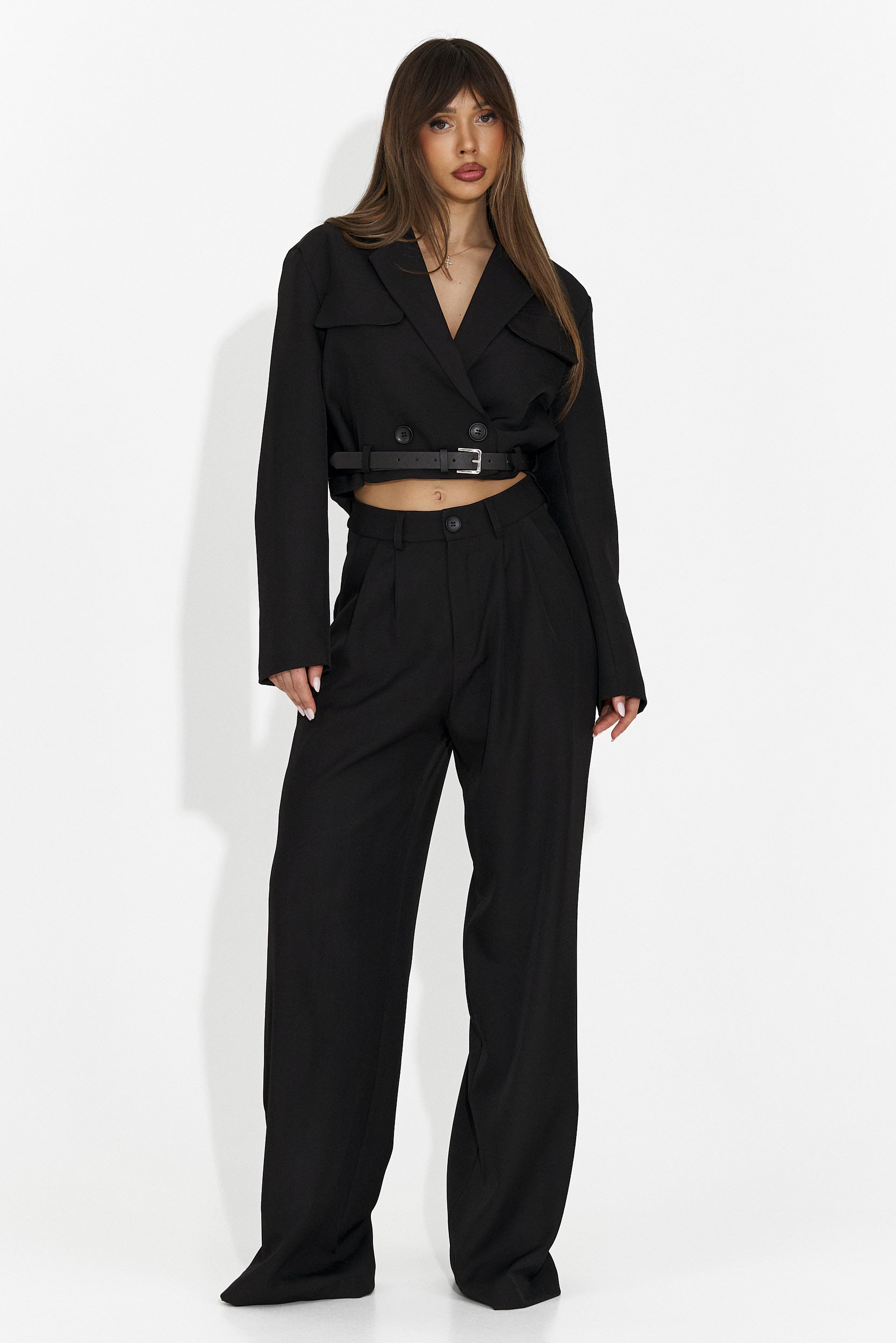 Costum dama elegant negru Esmara Bogas