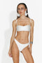 Costum de baie 2 piese alb Hadrian Bogas