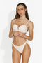 Costum de baie 2 piese bej Dariusa Bogas