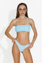 Costum de baie 2 piese bleu Mersita Bogas