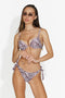 Costum de baie 2 piese maro Shaunte Bogas