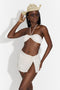 Beige 3-piece Lavish Bogas swimsuit set
