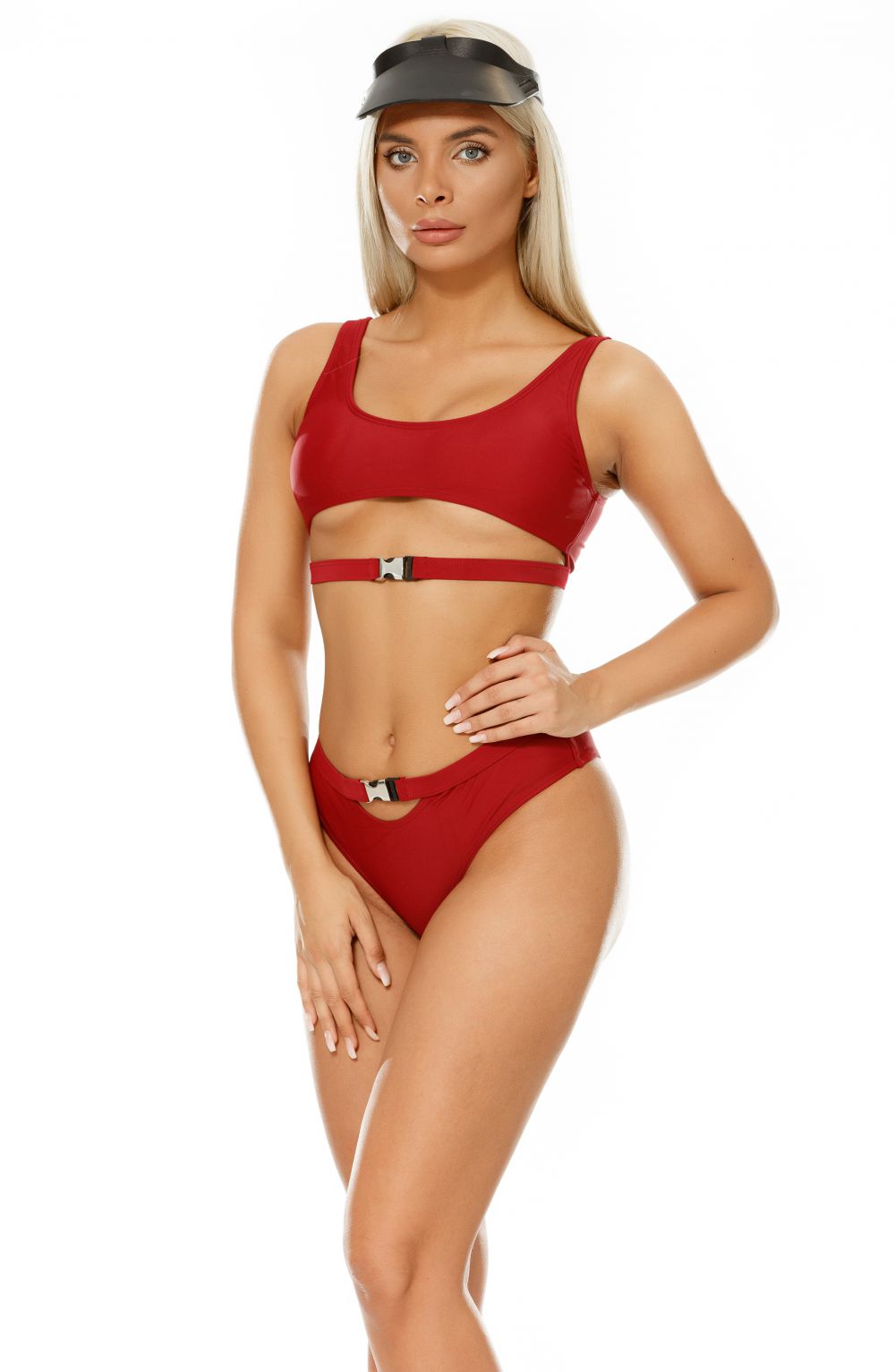 Costum de Baie Triny Burgundy Bogas