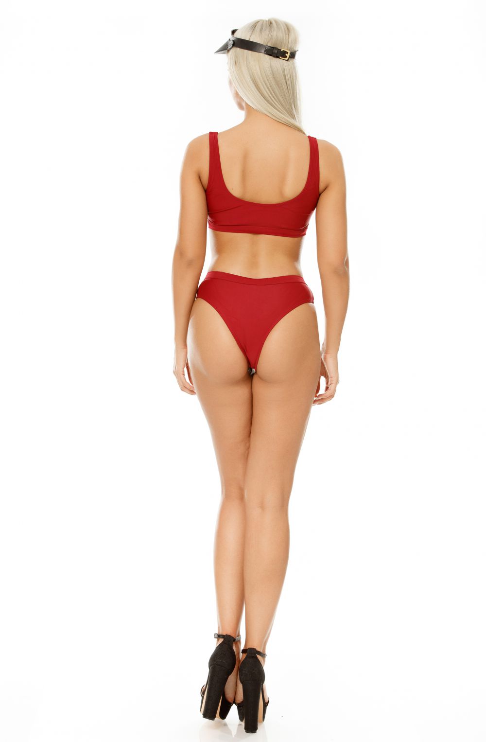 Costum de Baie Triny Burgundy Bogas