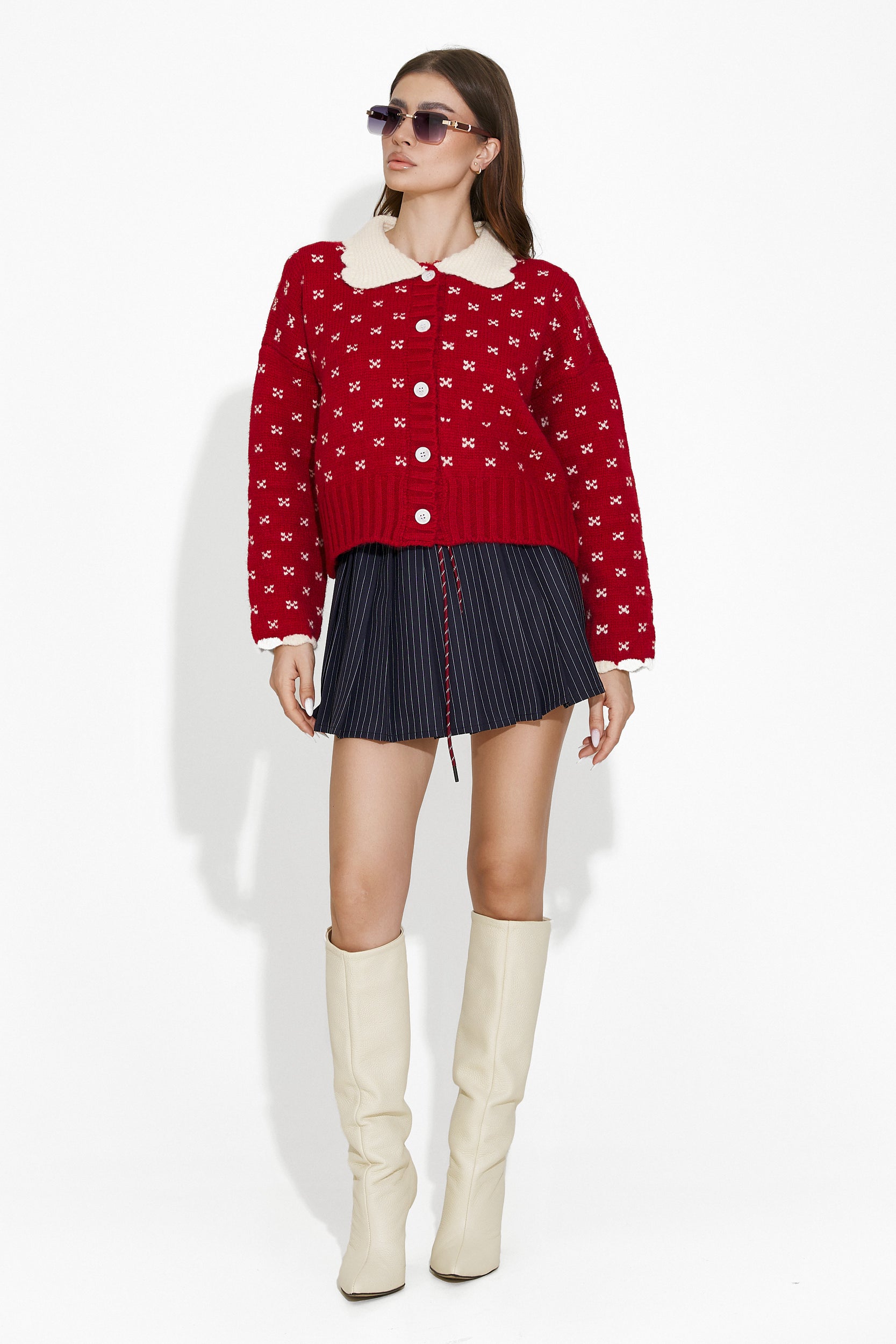 Fusta dama casual bleumarin Claudie Bogas