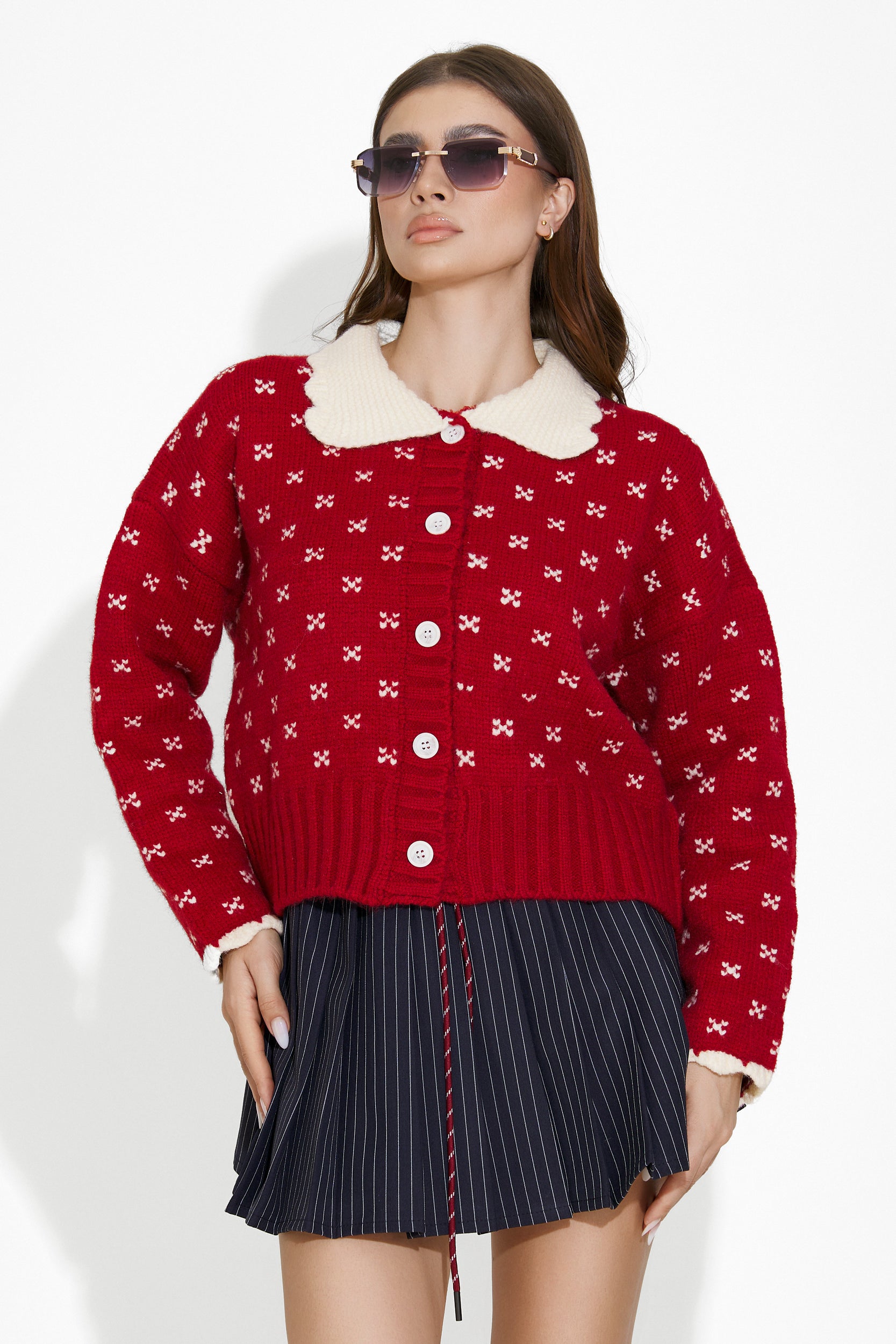 Fusta dama casual bleumarin Claudie Bogas
