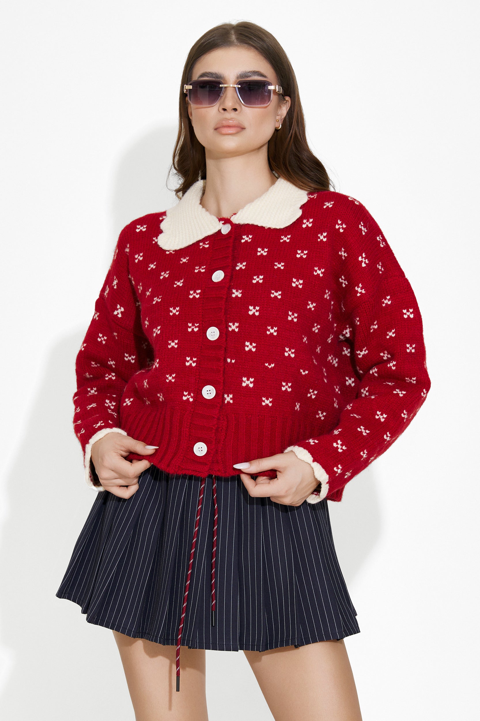 Fusta dama casual bleumarin Claudie Bogas