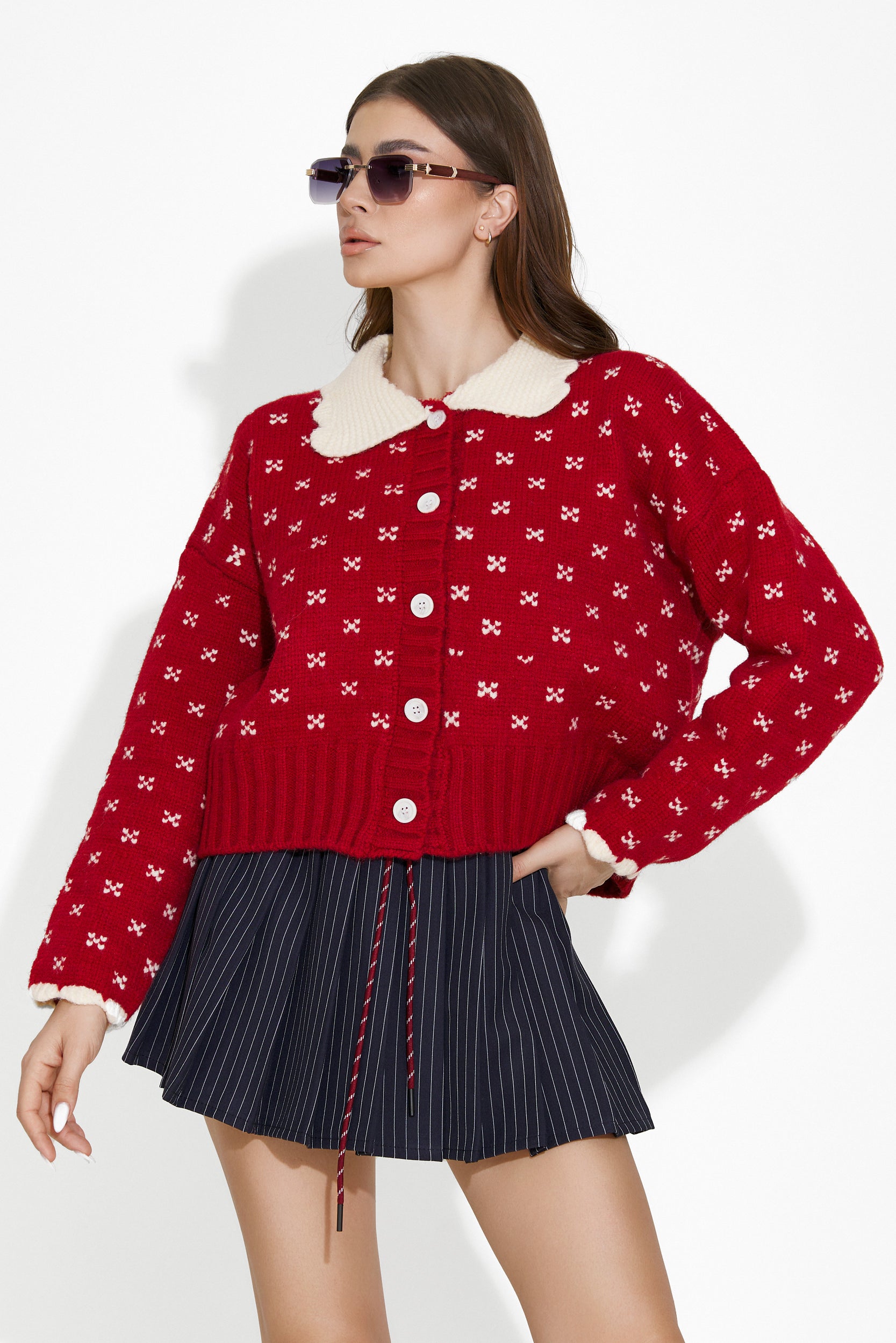 Fusta dama casual bleumarin Claudie Bogas