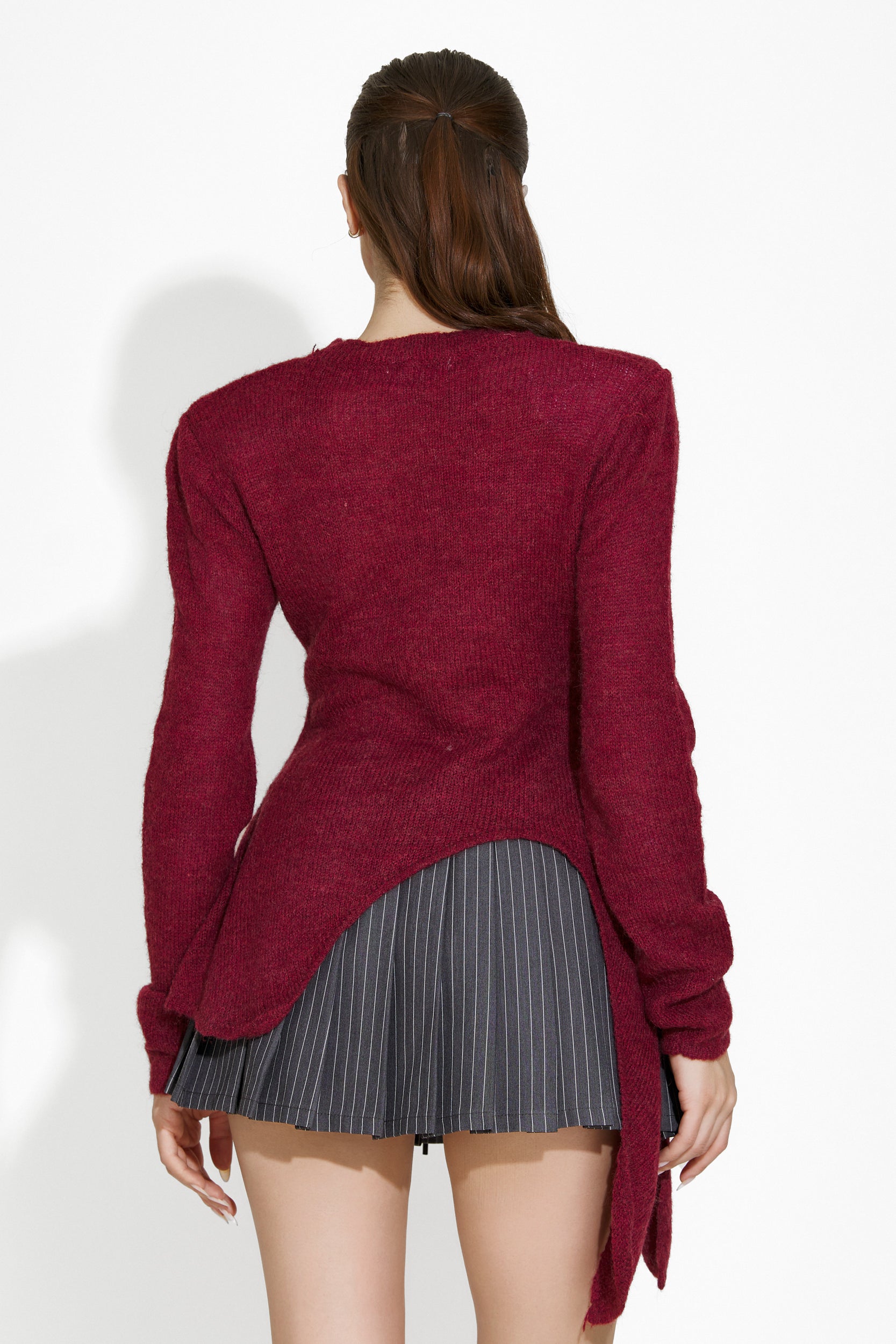 Fusta dama casual gri Claudie Bogas
