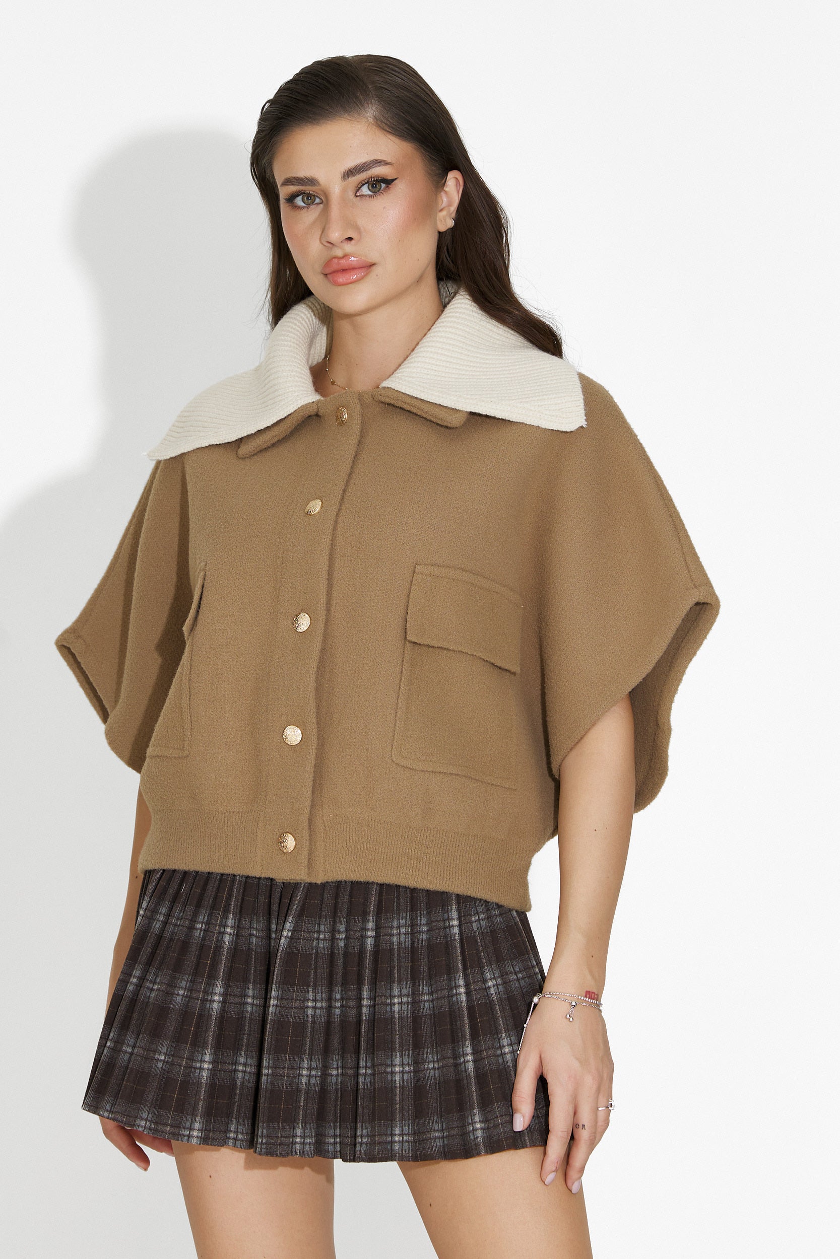 Selvaris Bogas Casual Brown Skirt for Women