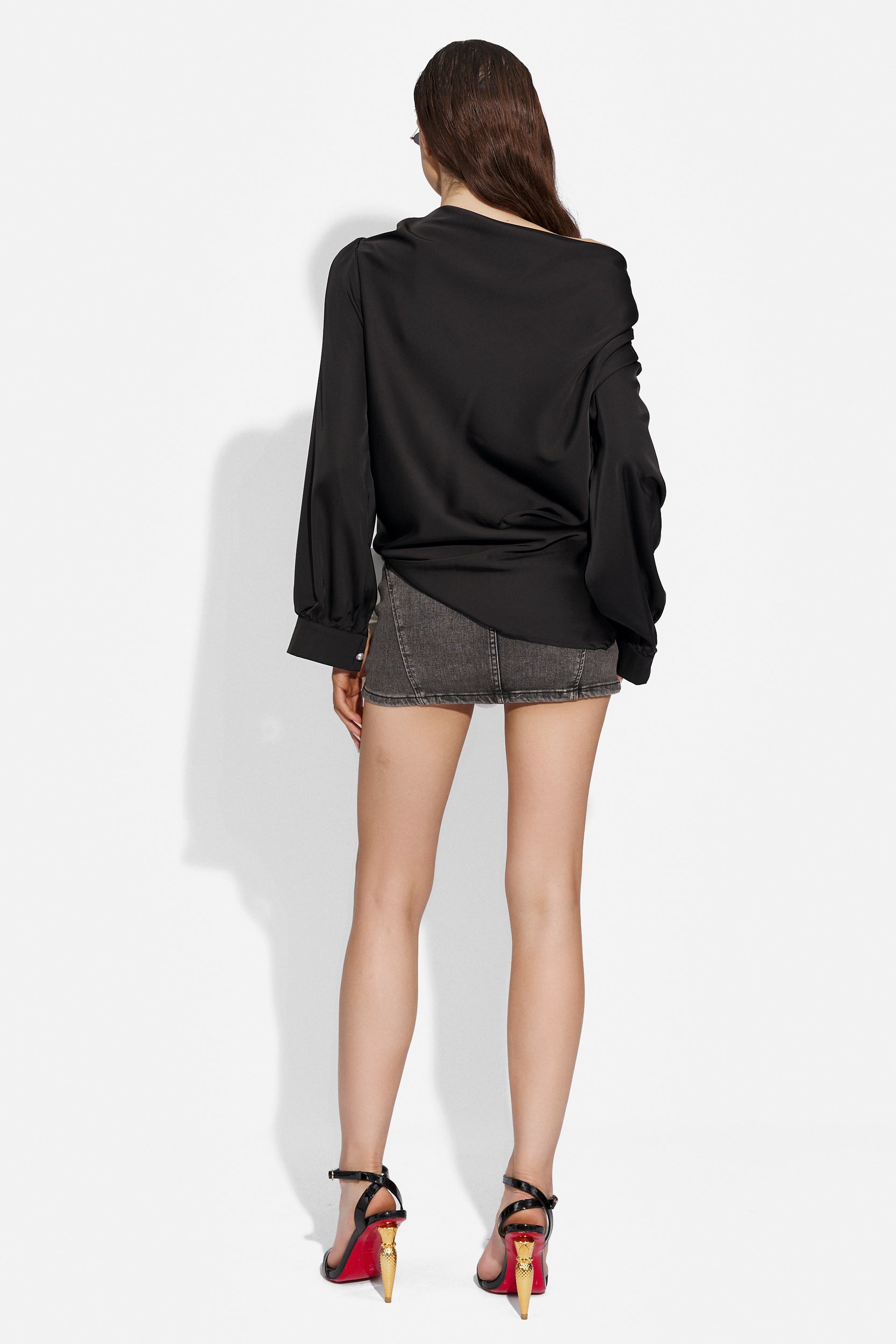 Ladies casual black skirt Abraka Bogas