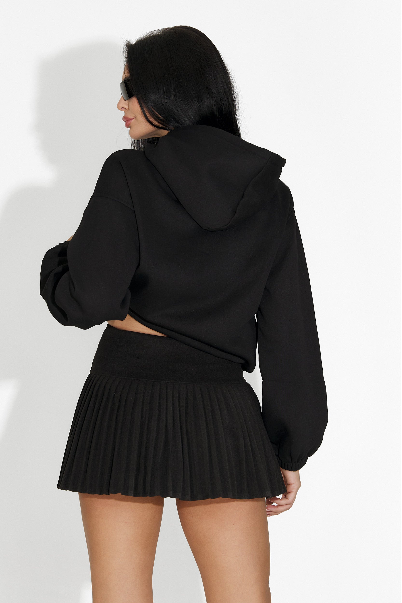 Fusta dama casual neagra Nivara Bogas