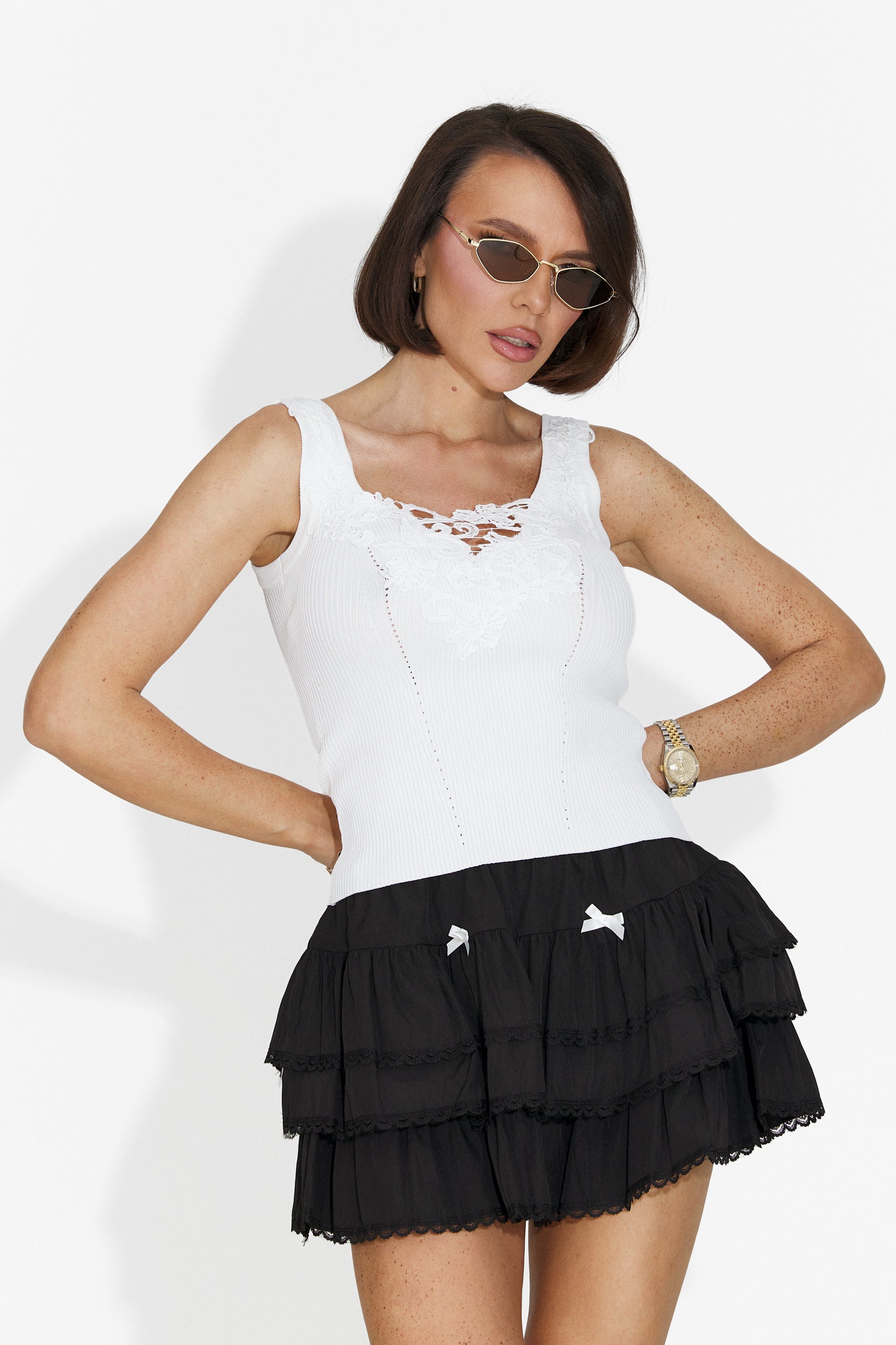 Fusta dama casual neagra Ysucle Bogas