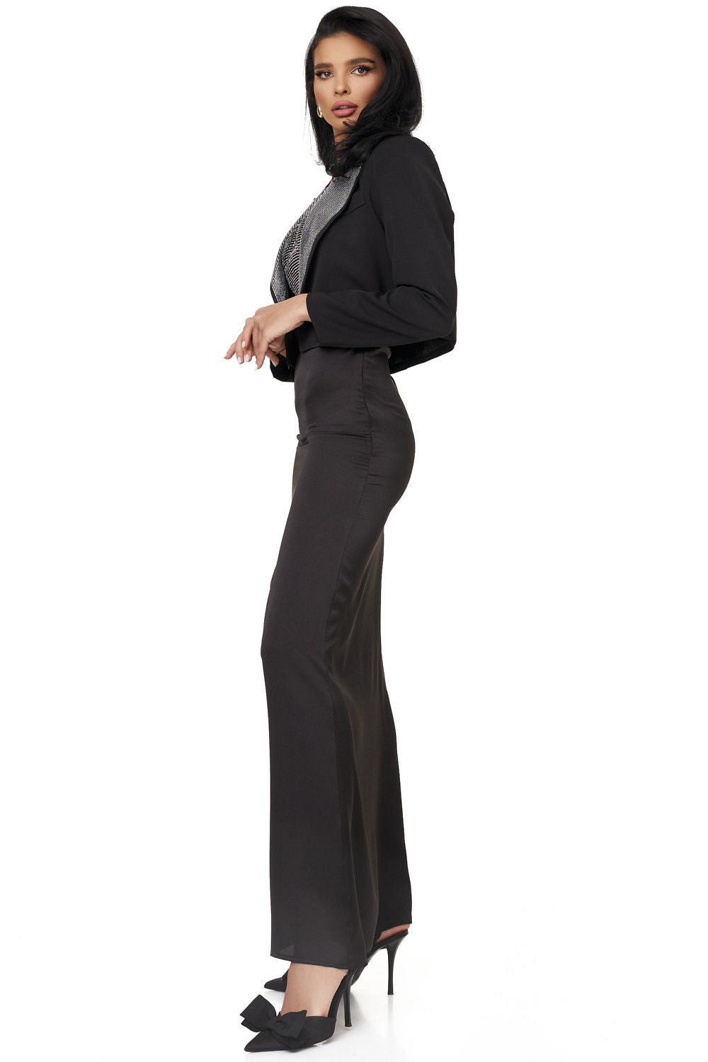 Fusta dama eleganta neagra Glysa Bogas