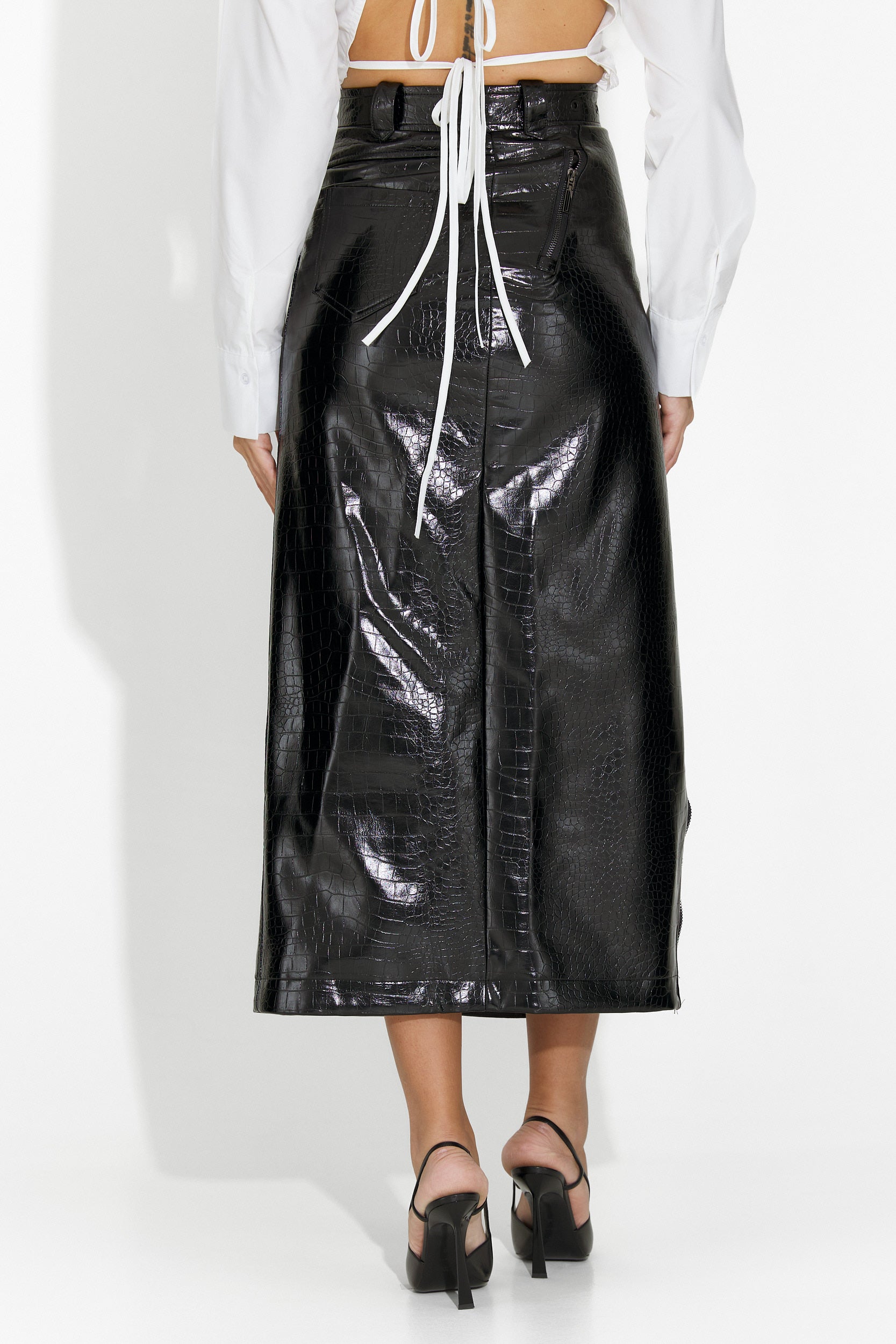 Fusta dama eleganta neagra Nubira Bogas