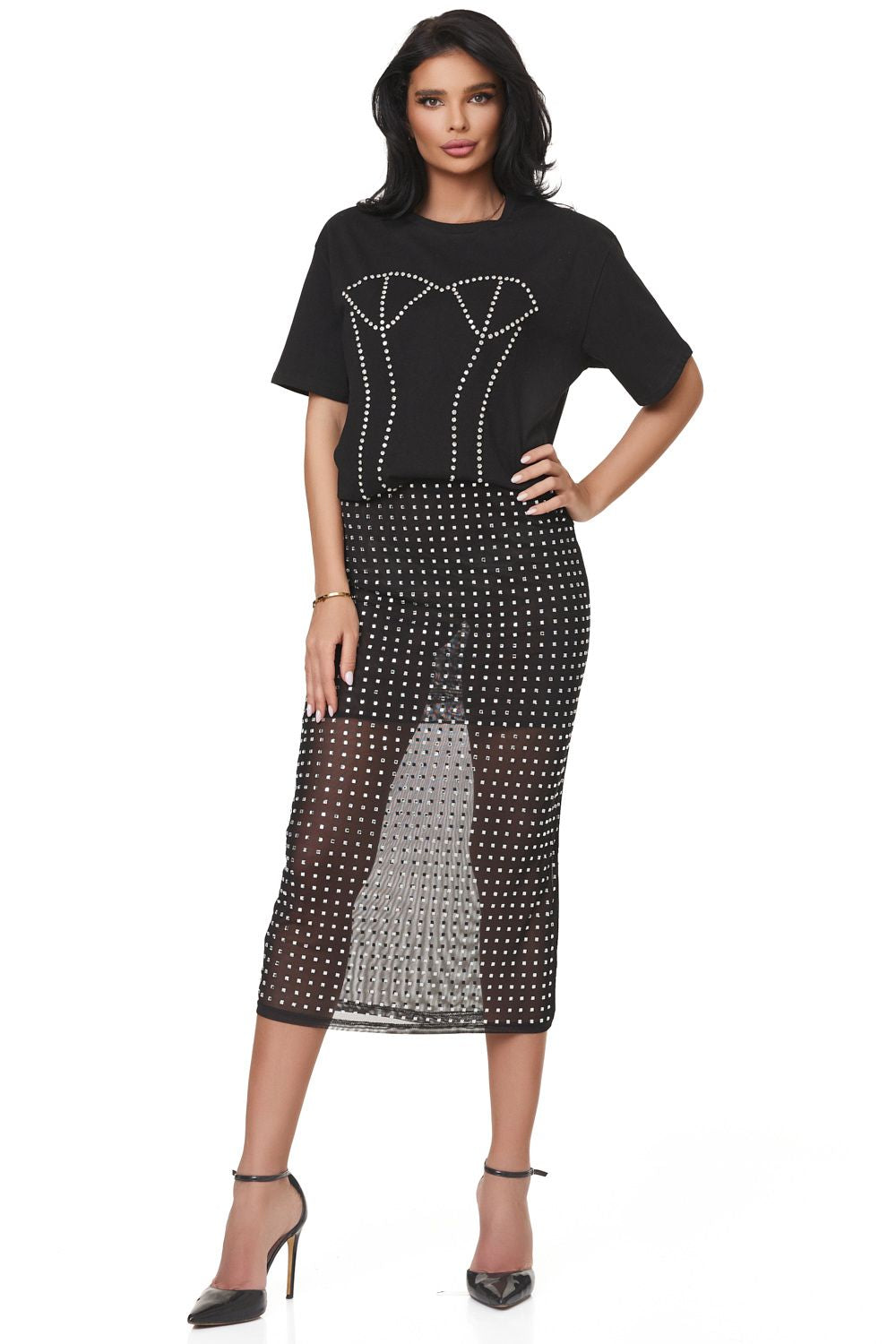 Fusta dama eleganta neagra Tresime Bogas