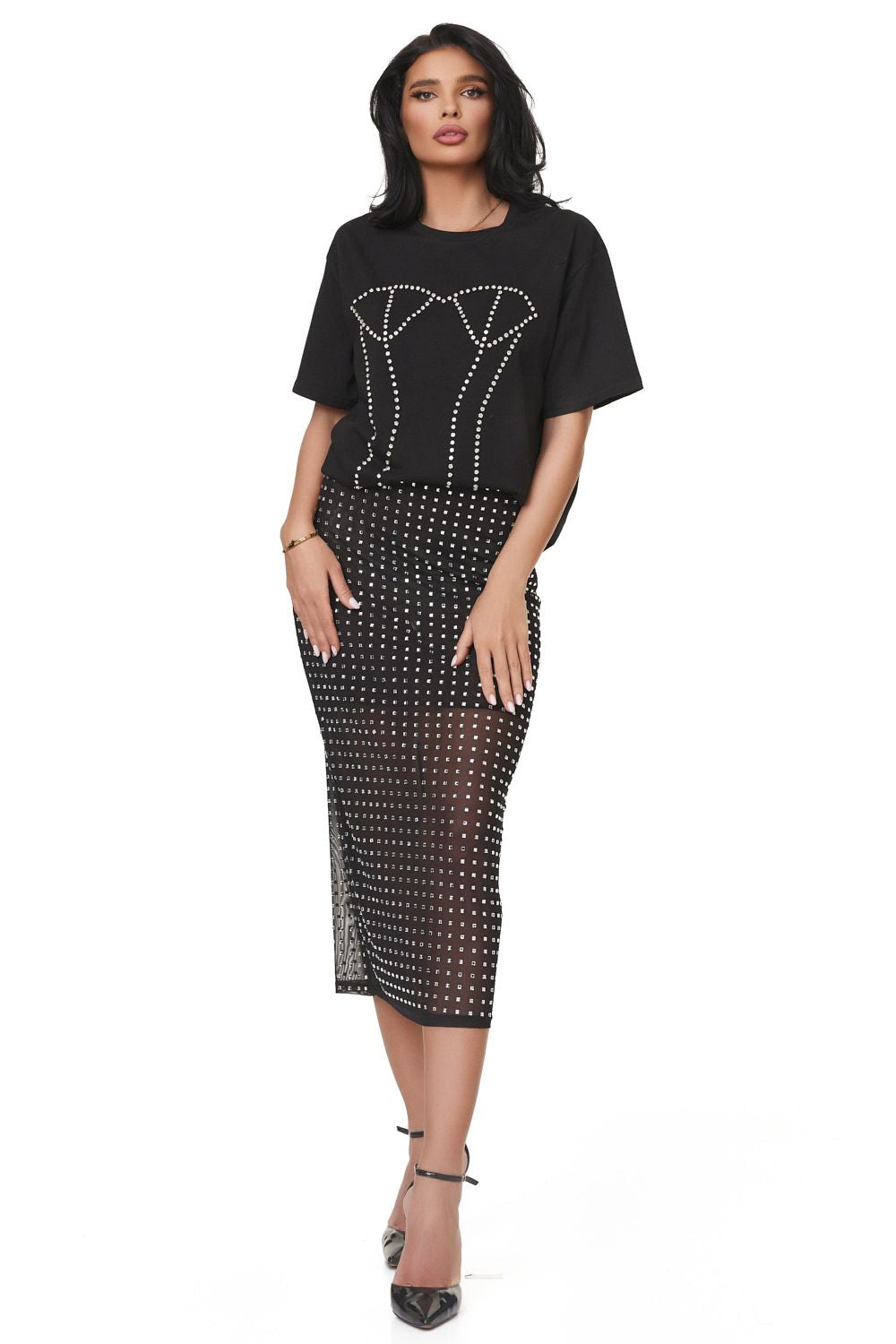 Fusta dama eleganta neagra Tresime Bogas