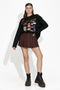 Elegant Burgundy Martensa Bogas Women's Skirt