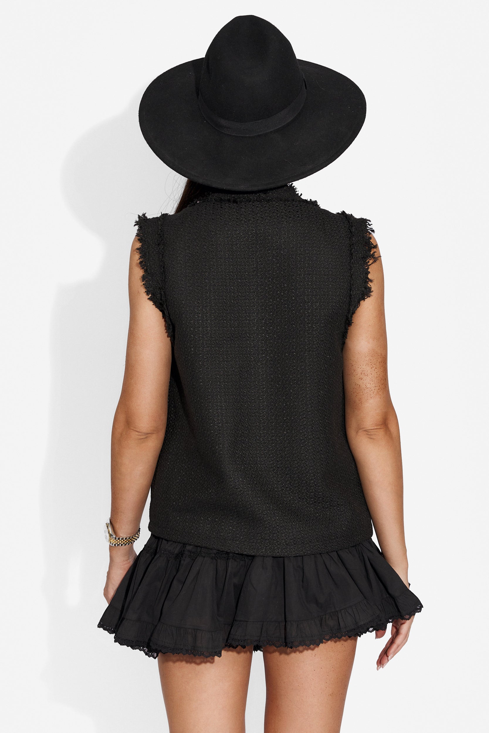 Fusta pantaloni dama neagra Zetina Bogas