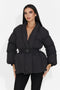 Geaca casual neagra Butialia Bogas