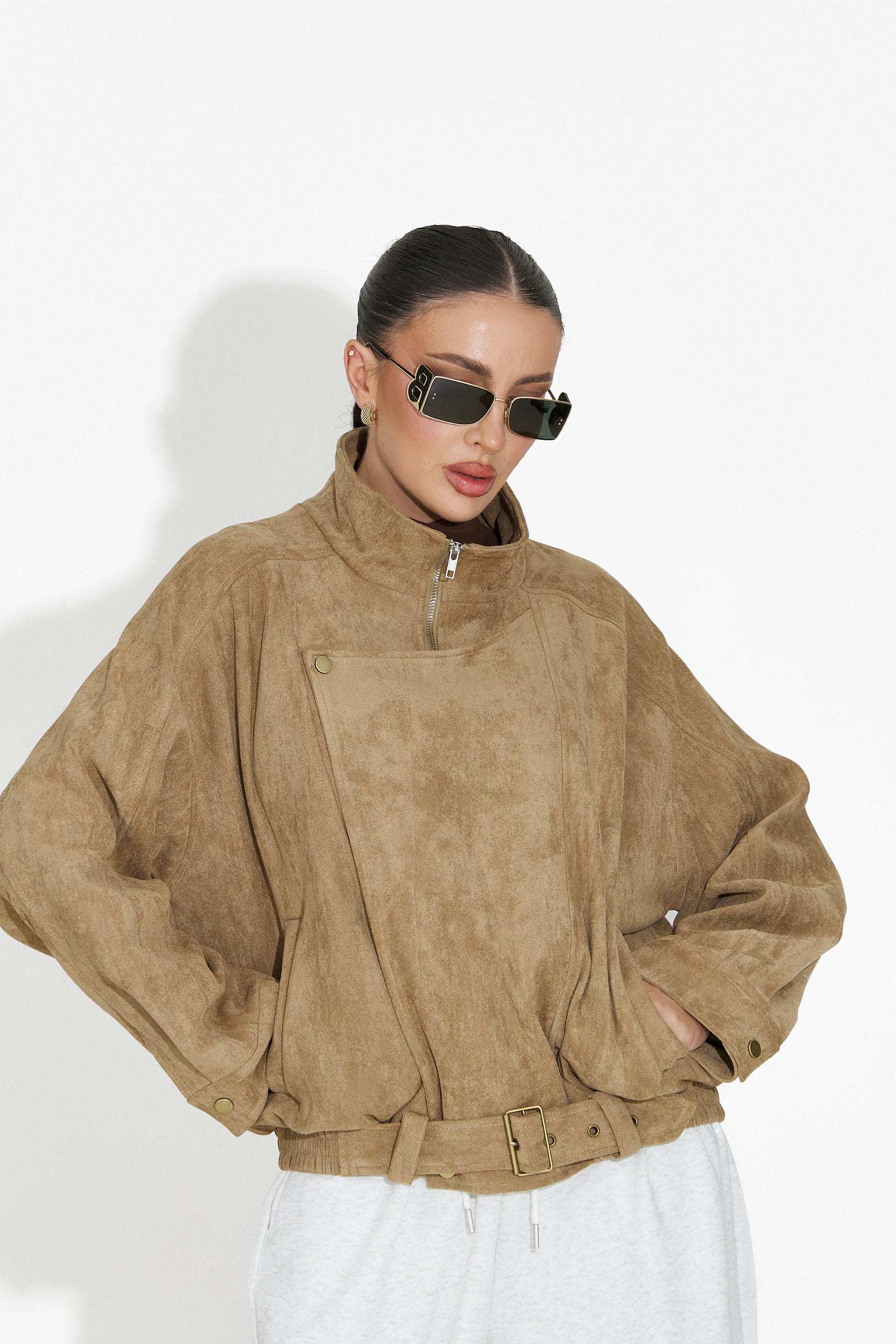 Geaca dama casual bej Ismoria Bogas