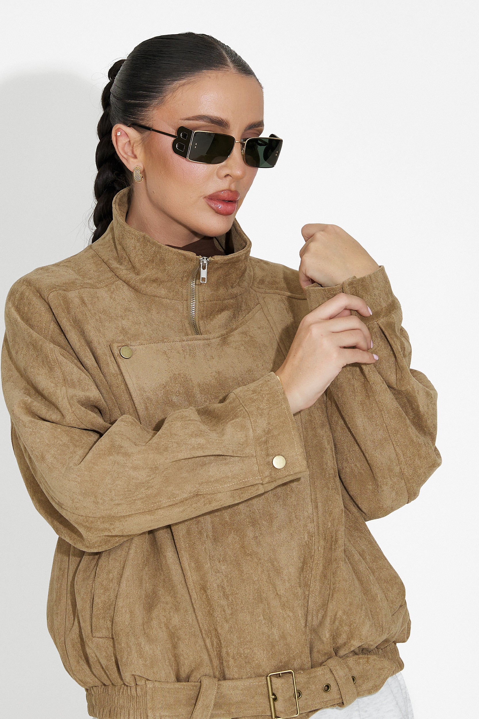 Geaca dama casual bej Ismoria Bogas