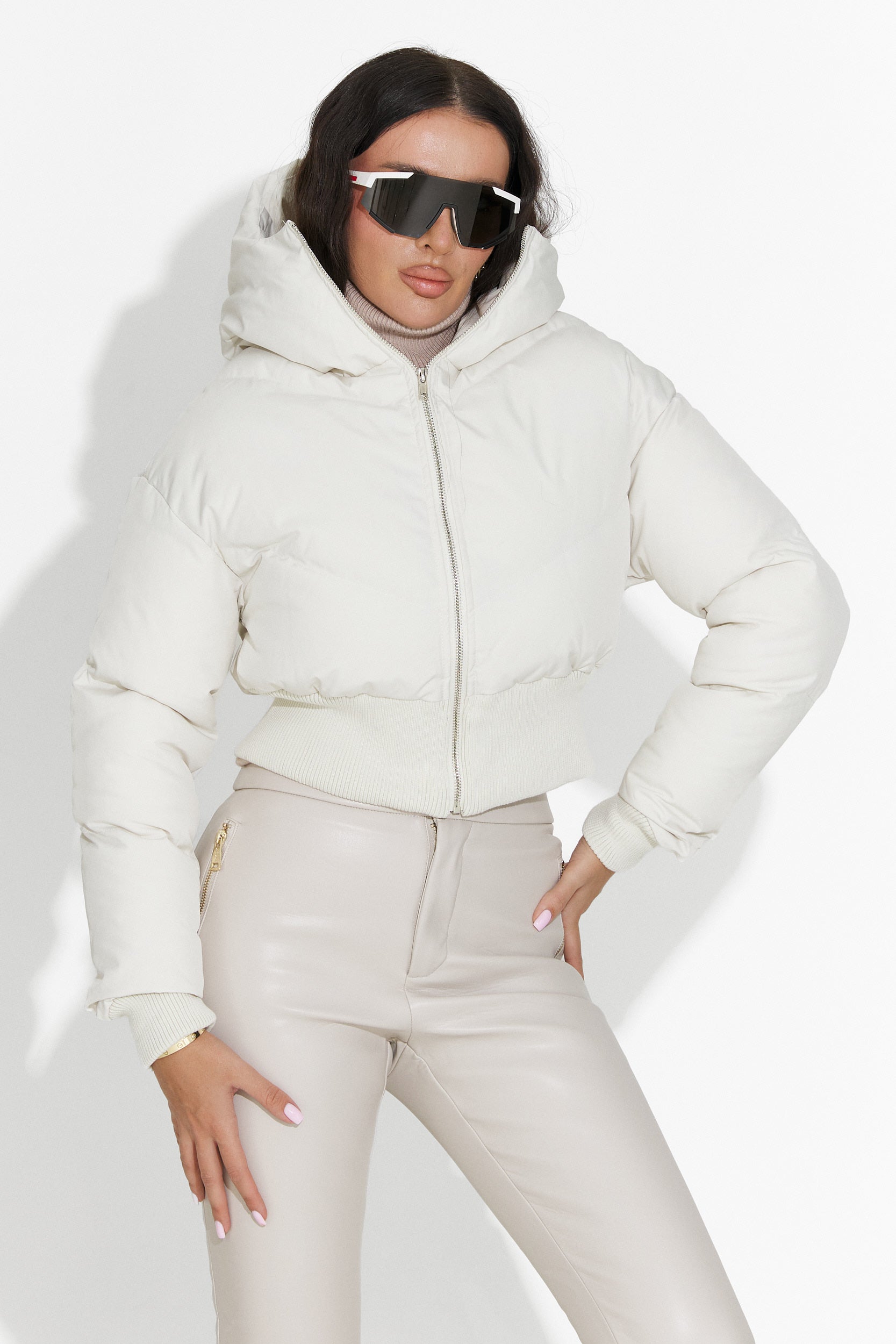 Lumaya Bogas Casual Beige Women's Jacket