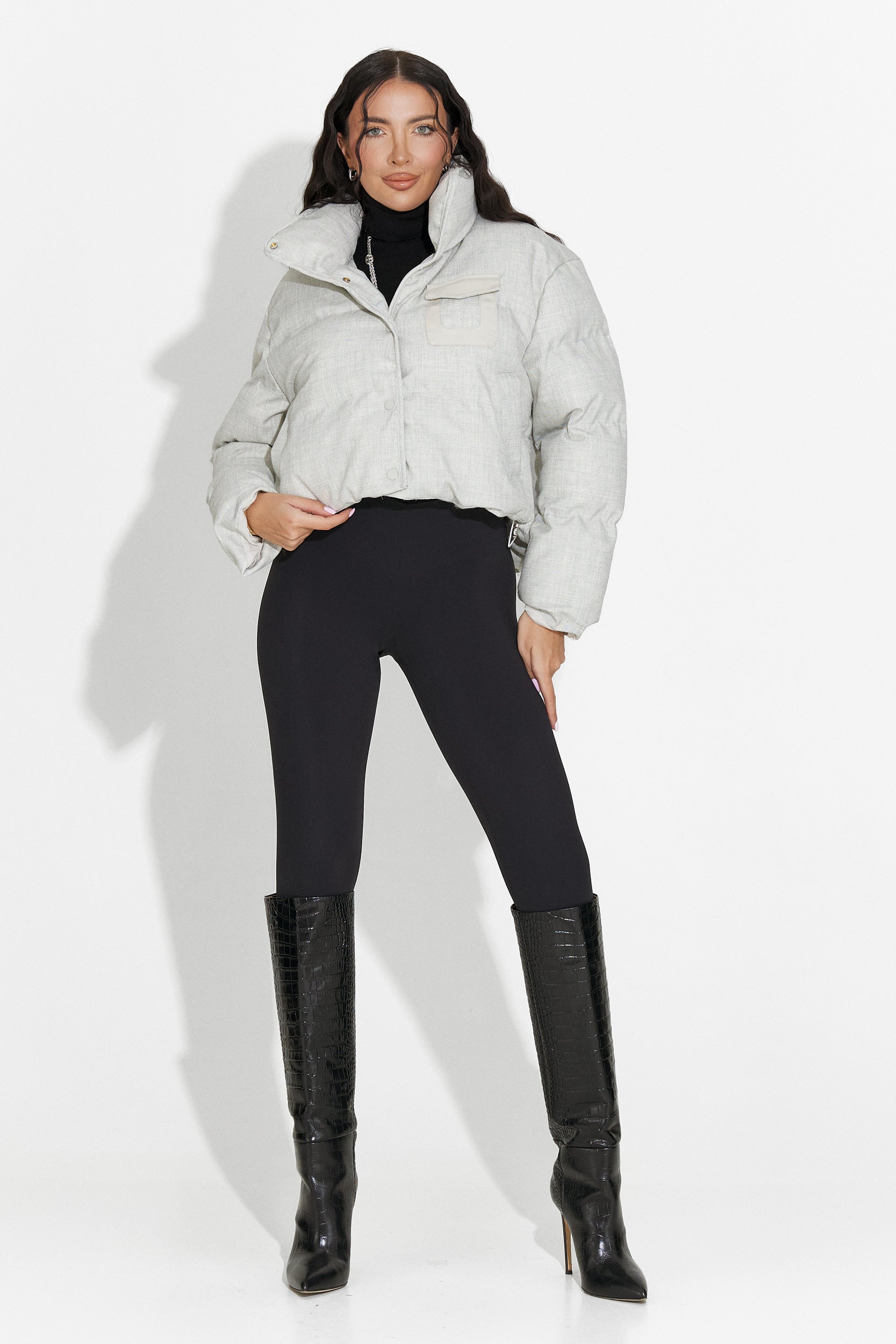 Women's casual gray jacket Elvora Bogas