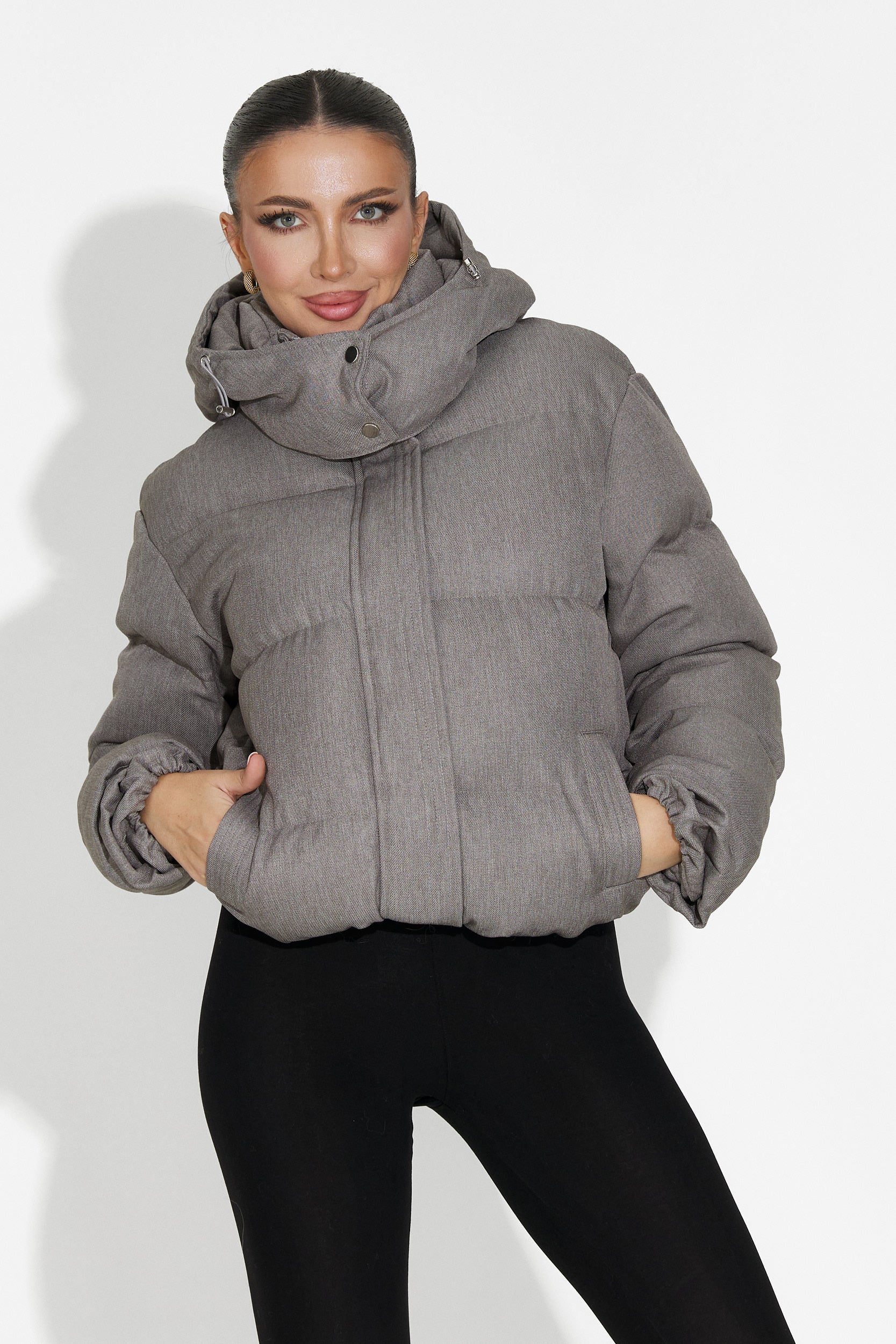 Luisana Bogas Casual Grey Ladies Jacket