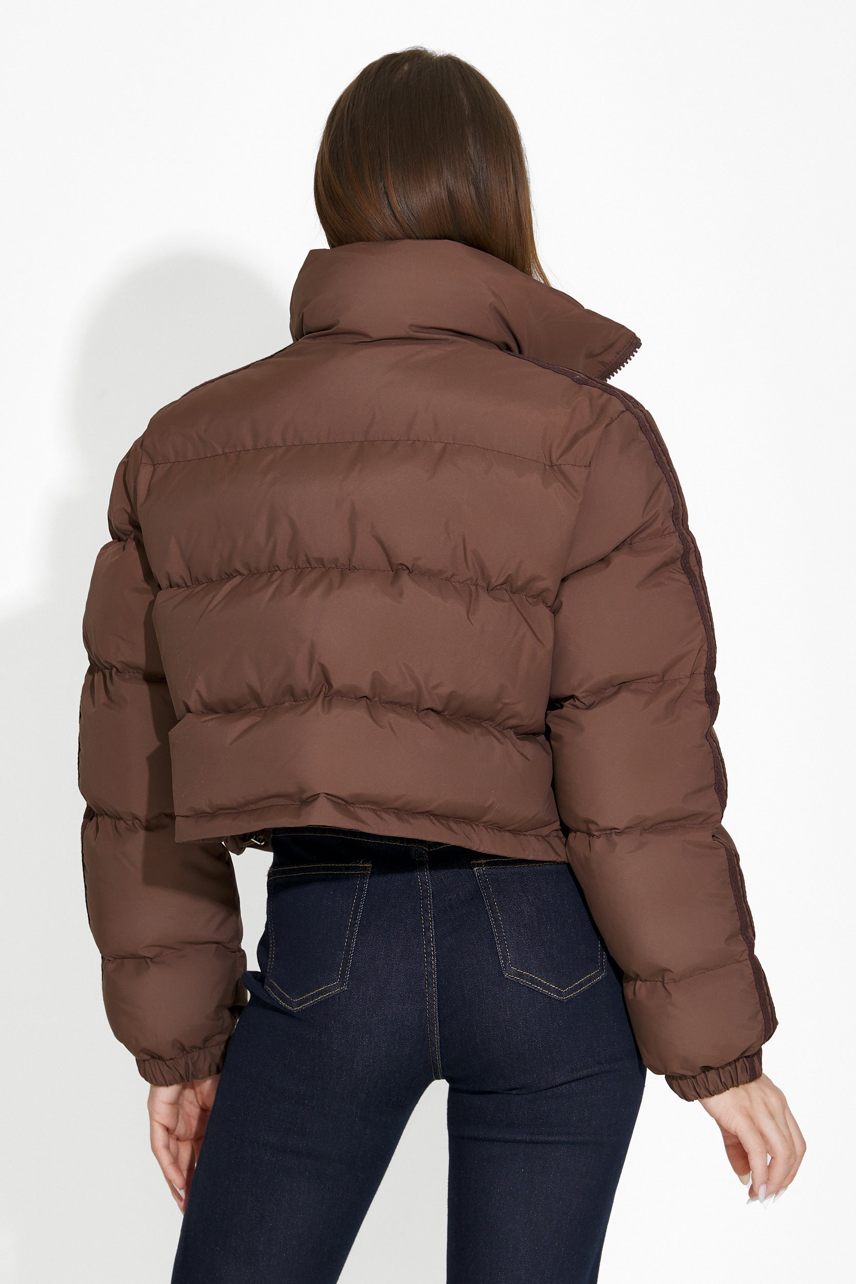Dalinda Bogas brown casual women's jacket