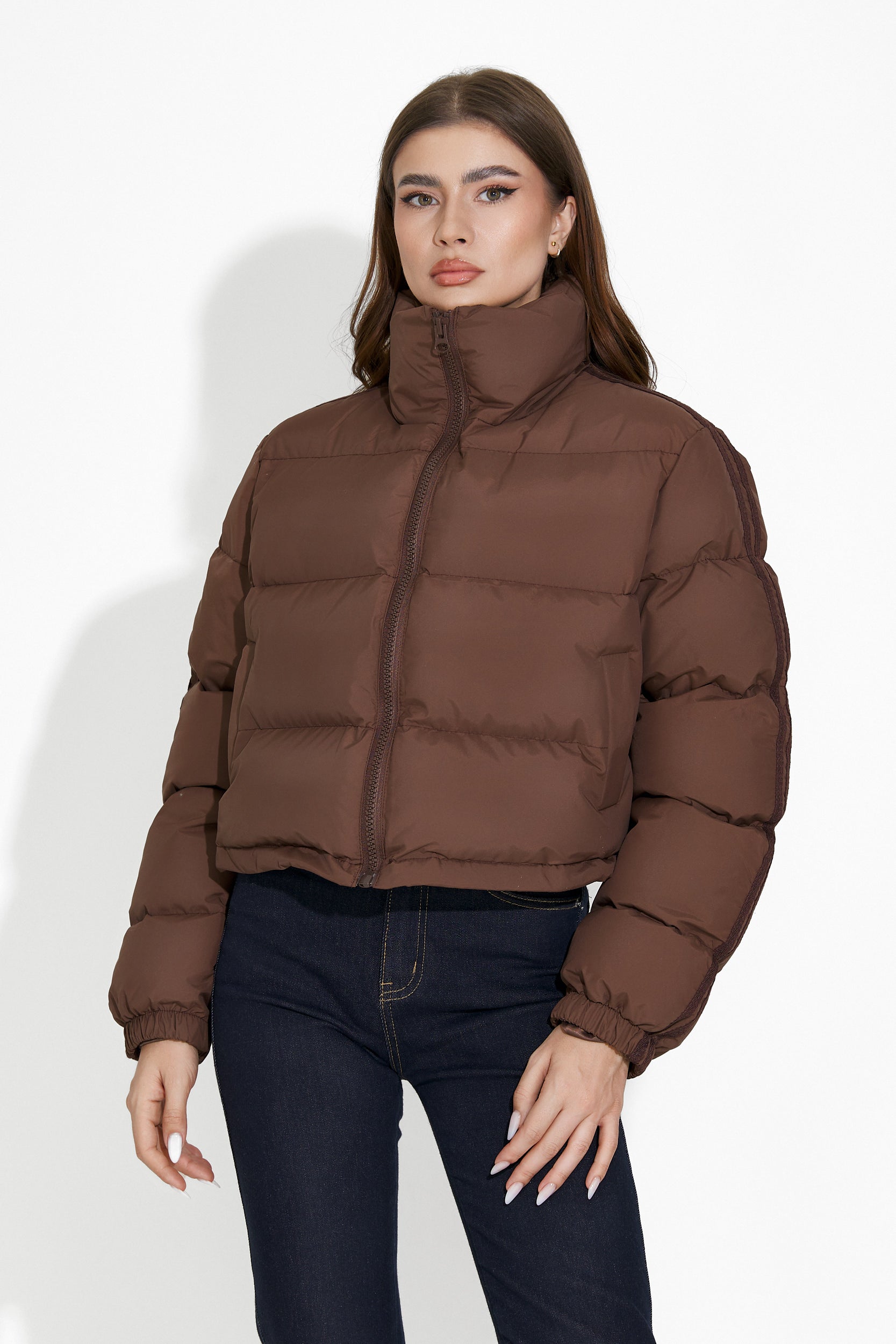 Dalinda Bogas brown casual women's jacket