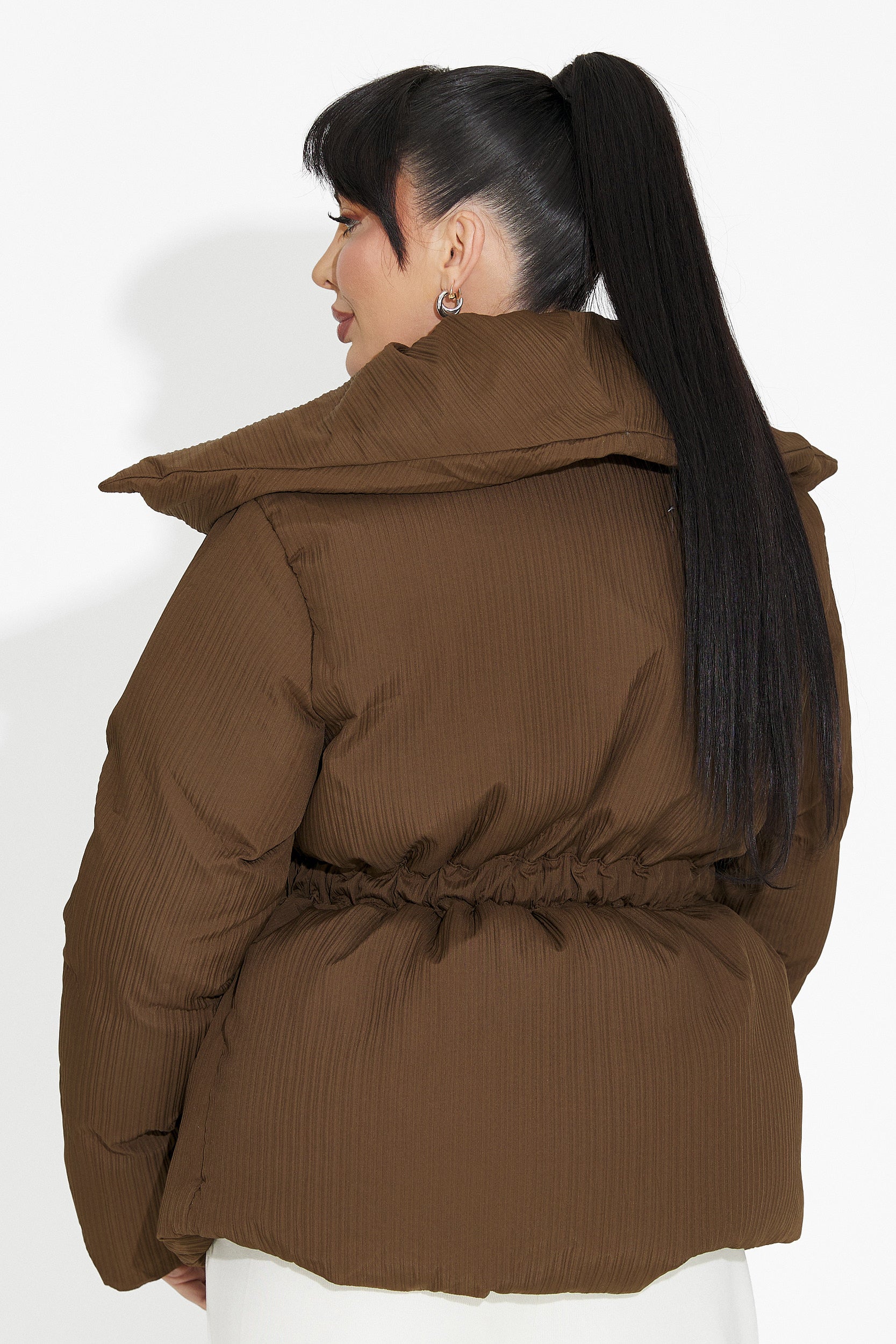 Women's casual brown jacket Kenyra Bogas