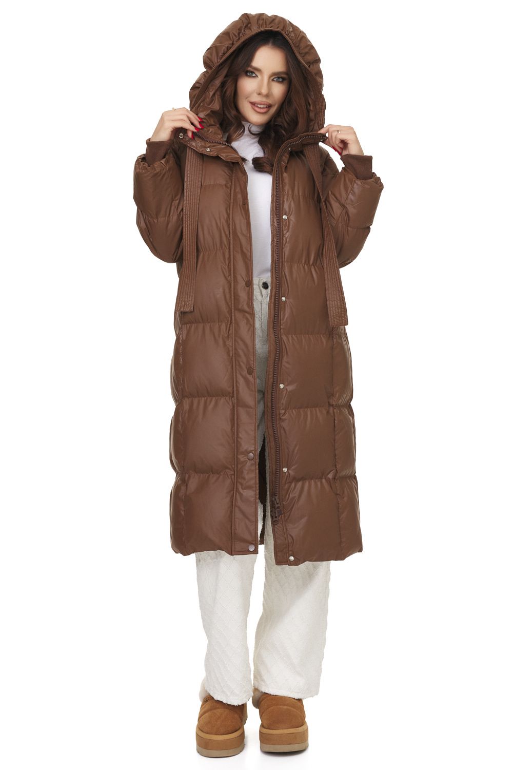 Lasay Bogas brown casual ladies jacket