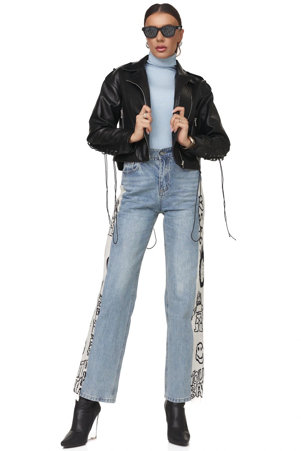 Geaca dama casual neagra Cristay Bogas
