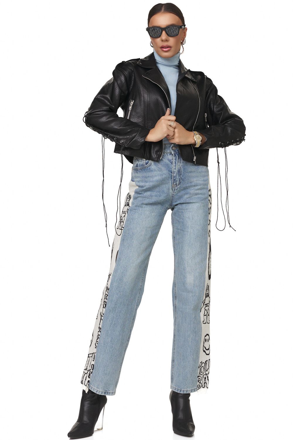 Geaca dama casual neagra Cristay Bogas