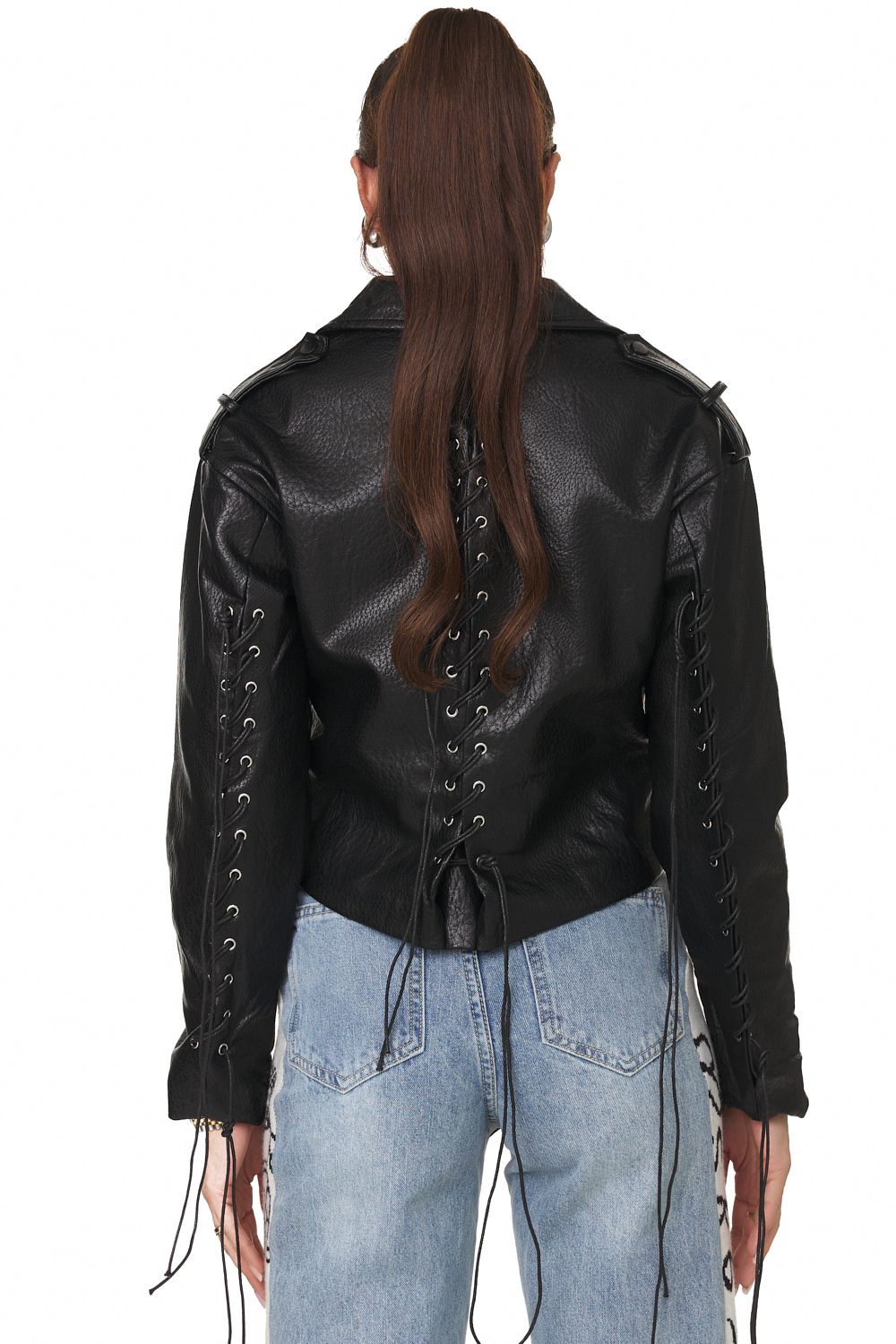 Geaca dama casual neagra Cristay Bogas