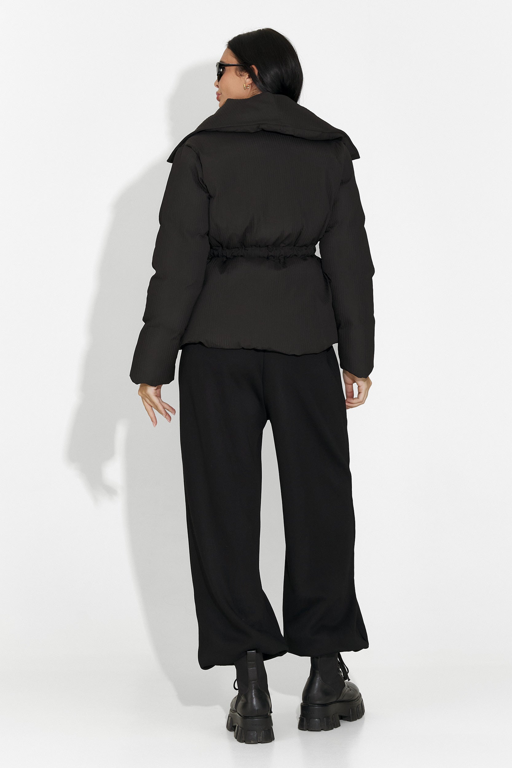 Geaca dama casual neagra Eonica Bogas