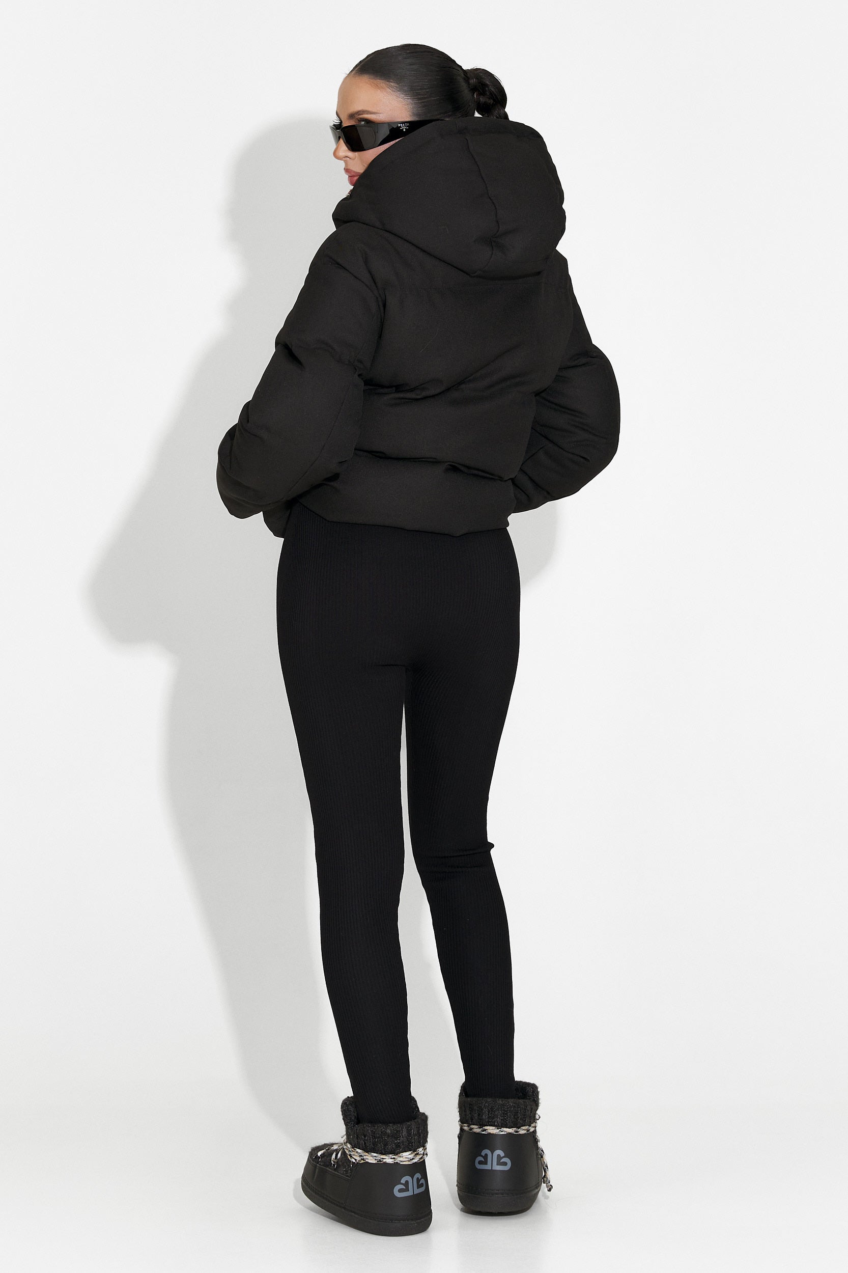 Luisana Bogas Black Casual Women's Jacket