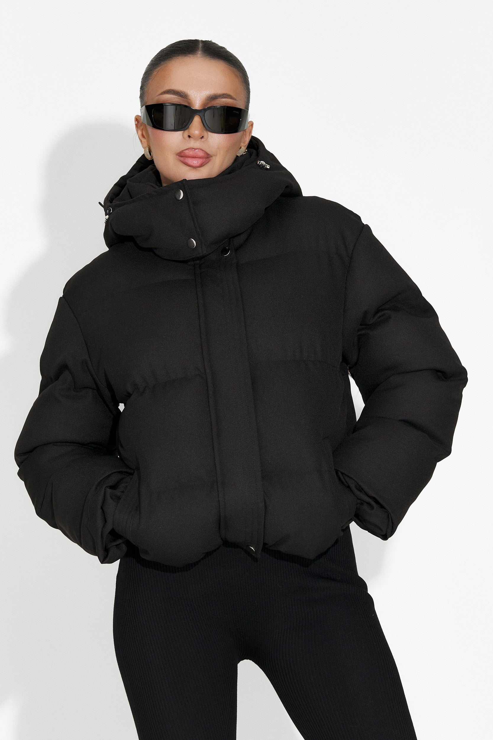 Luisana Bogas Black Casual Women's Jacket