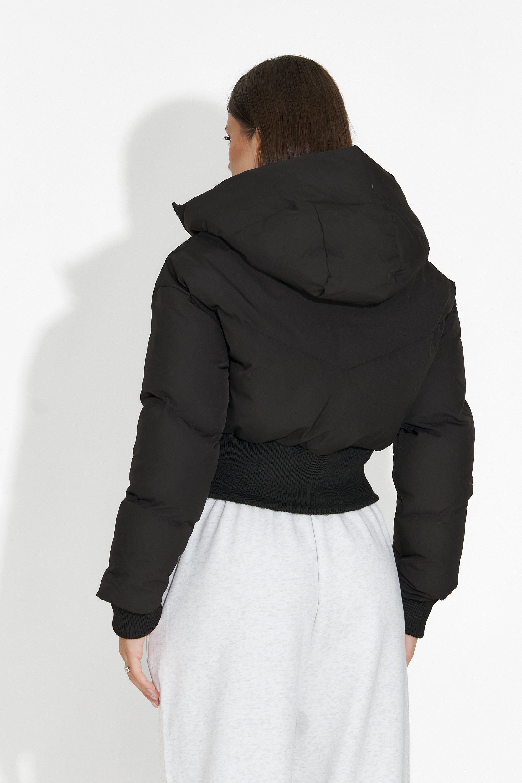 Geaca dama casual neagra Lumaya Bogas