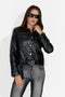Geaca dama casual neagra Muvoeria Bogas